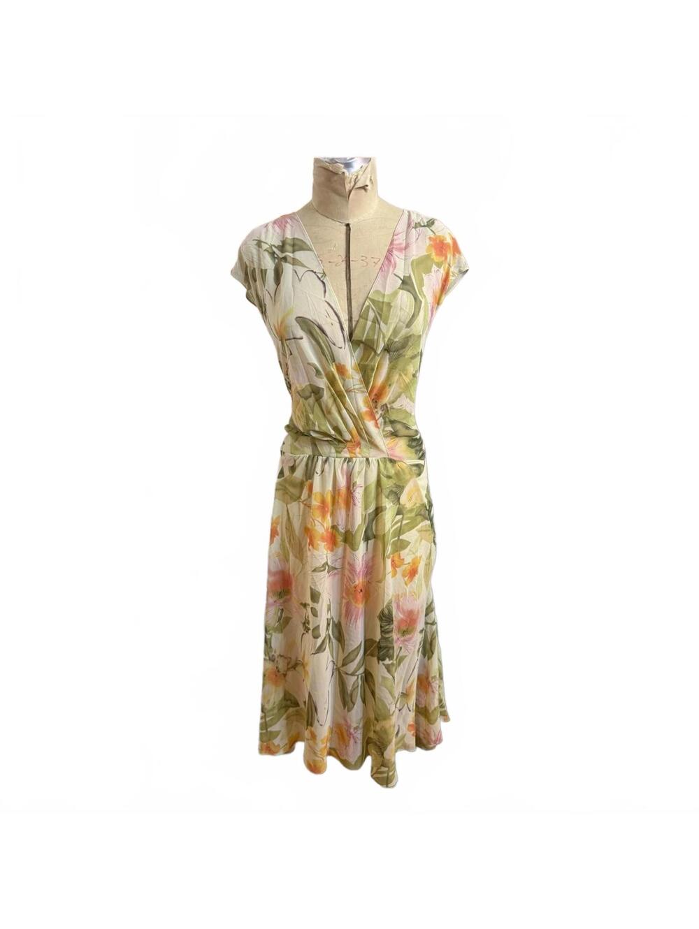 Spiegel Floral Wrap Dress